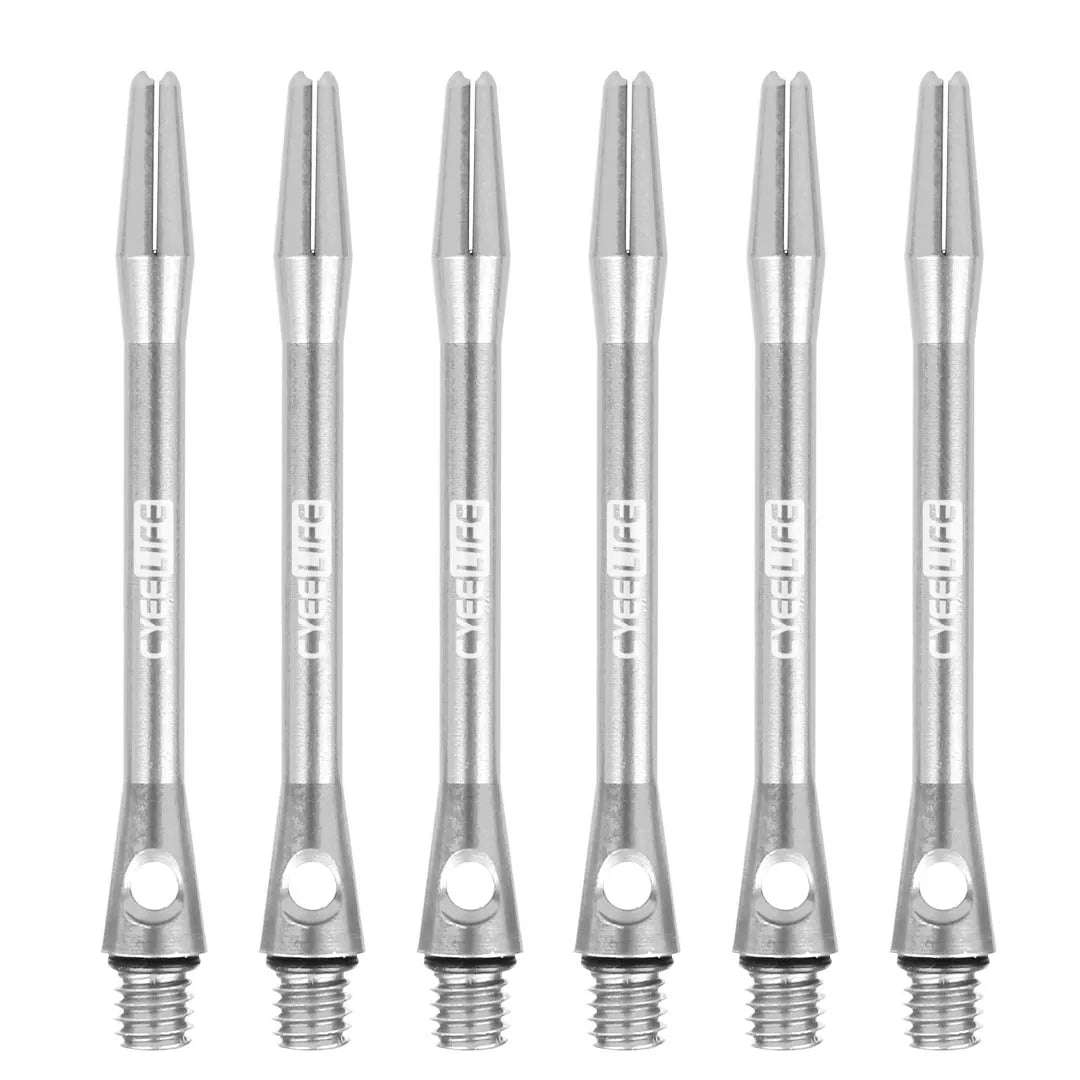 CyeeLife 48mm Aluminium Dart Shafts, 6pcs Durable 2BA Accessories, Durable, Lightweight and Strong