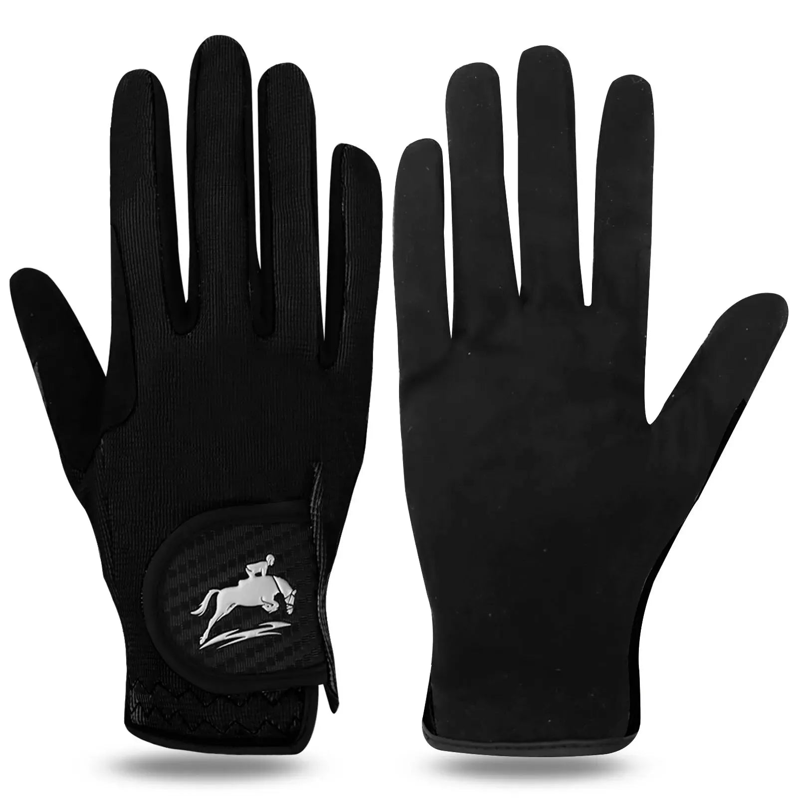 Women's Equestrian Mesh Riding Gloves – Lightweight, Breathable, All-Weather Grip Gloves