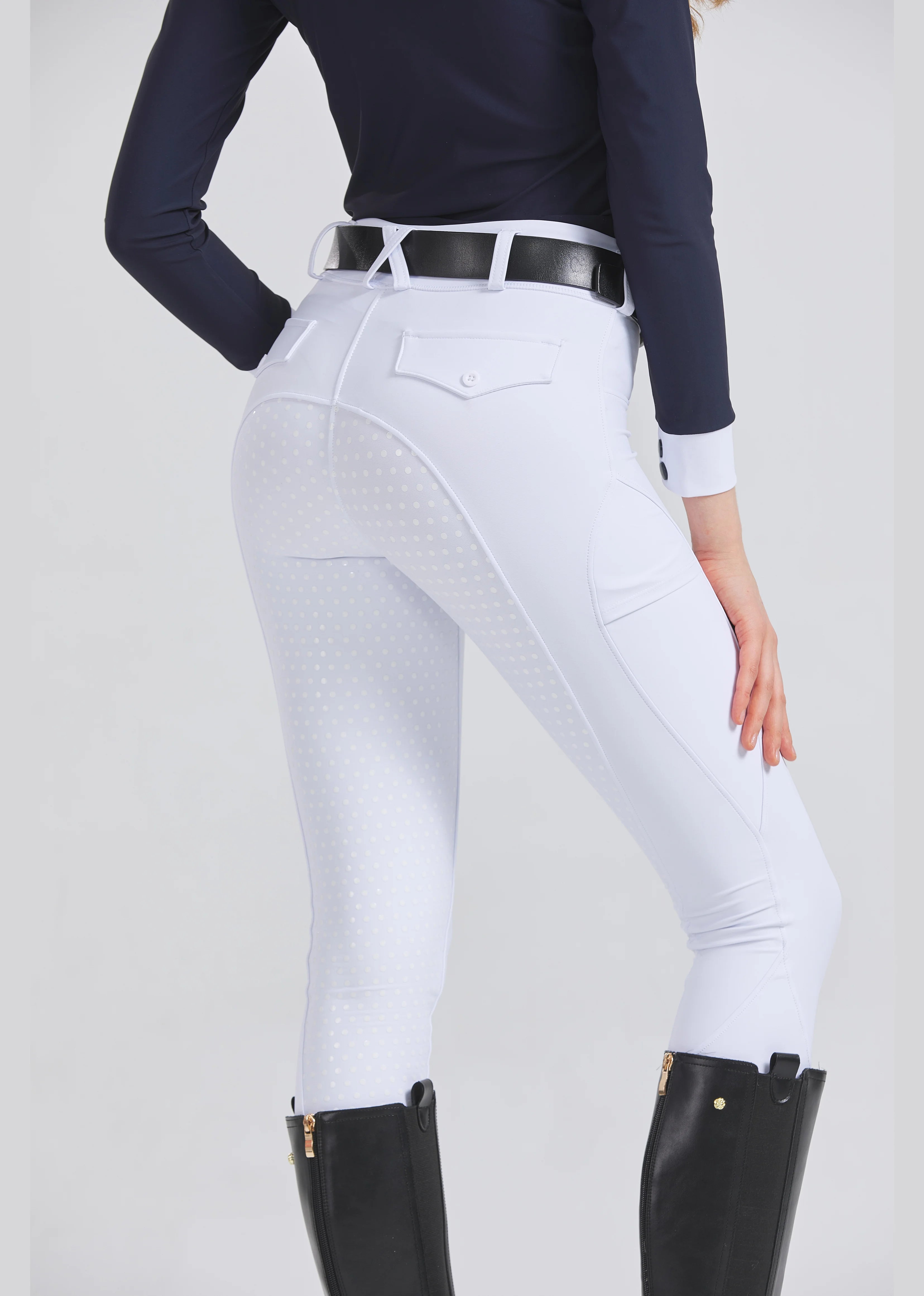Women's Professional Silicone Grip Riding Pants – Quick-Dry, Tight-Fit Equestrian Sportswear