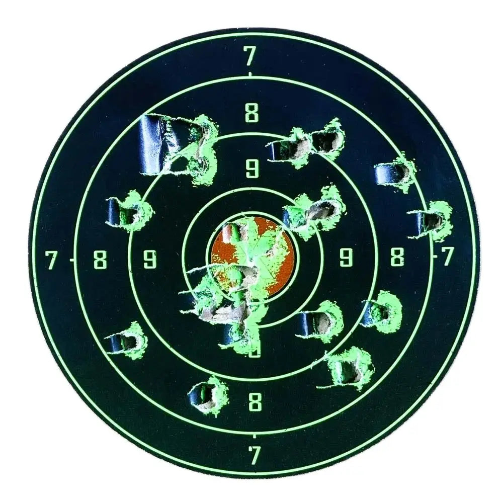REAL 4-Inch Colour-Impact Shooting Sticker Targets – Back-Adhesive, 20 or 100 Pack