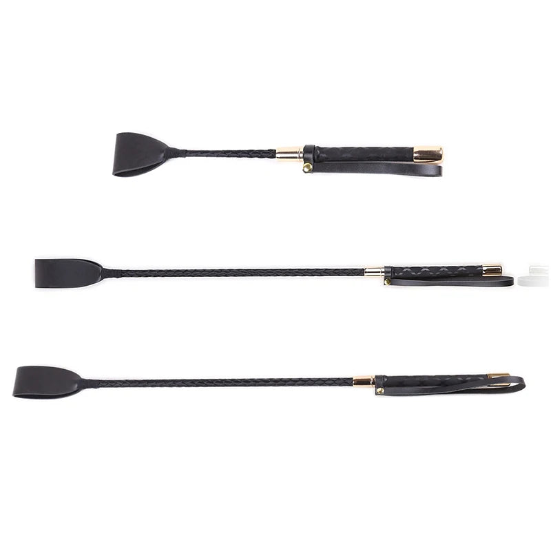 Professional Grade Riding Crop – Durable PU Leather Horse Whip with Non-Slip Handle