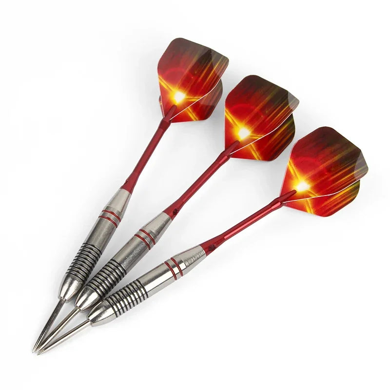 Professional 24g Steel Tip Darts – 3pcs Set with Aluminium Shafts & High-Quality Flights