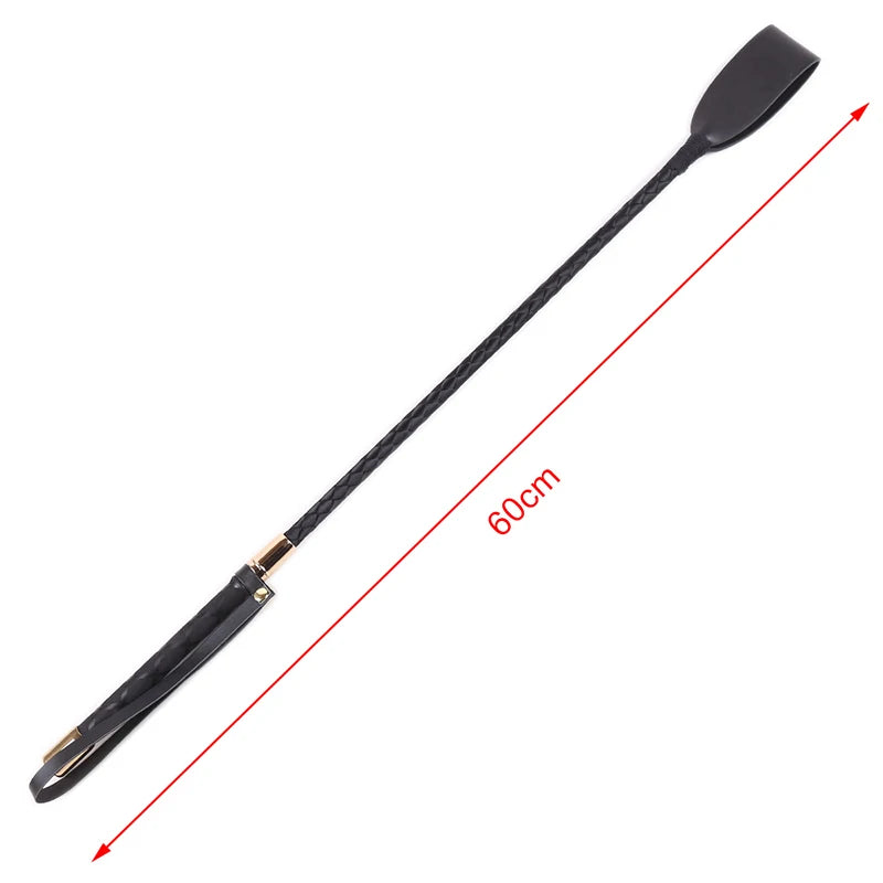 Professional Grade Riding Crop – Durable PU Leather Horse Whip with Non-Slip Handle