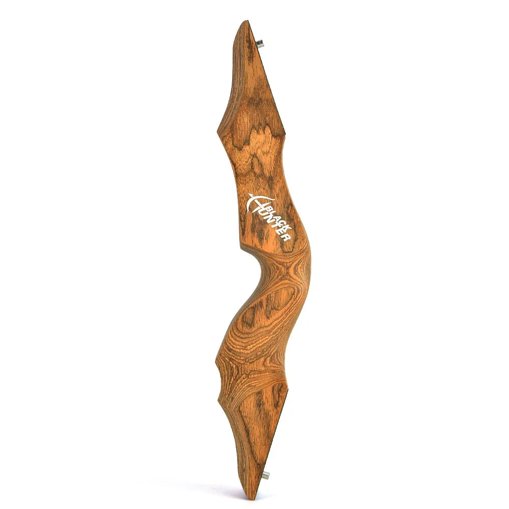 60" traditional recurve bow – wooden takedown bow for outdoor hunting and target use