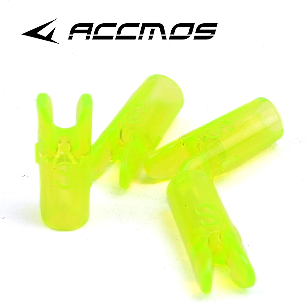 60pcs Plastic Arrow Pin Nocks, Size L & S For ID4.2mm, ID6.2mm, 3.2mm, DIY Arrow Shaft Archery